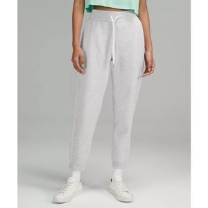 Lululemon athletica scuba high rise jogger sweat pants heathered gray 6 women's